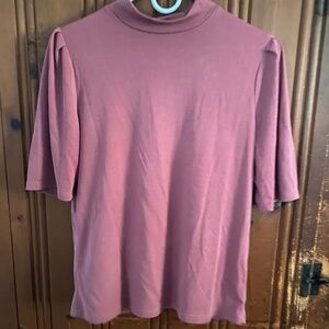 Turtle neck short sleeve
